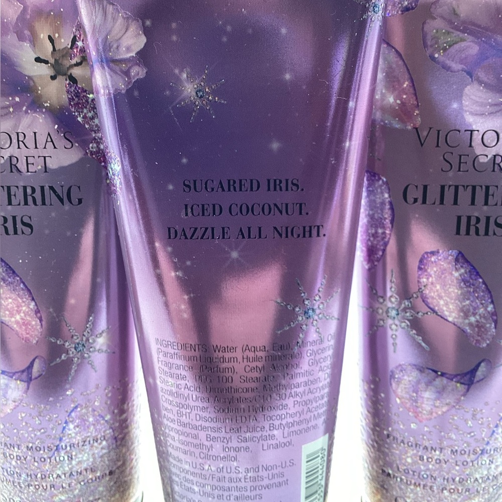 Victoria’s Secret Moisturizing Body Lotion in Glittering Iris - All Brand New - Picture 4 of 9